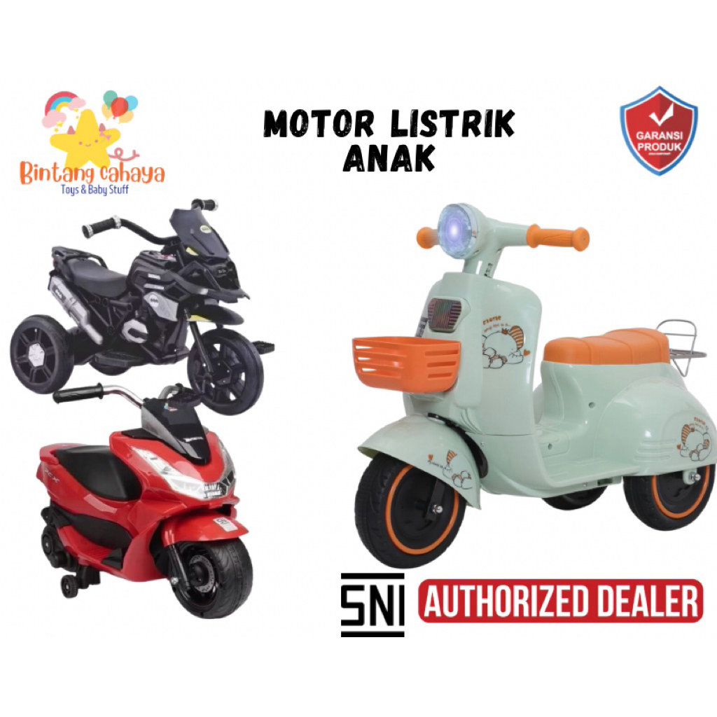Motor aki anak Vespa Trail PCX Nmax lisensi Honda Yamaha EMT 2214 M888 PMB K612C K613C Cas an seri m