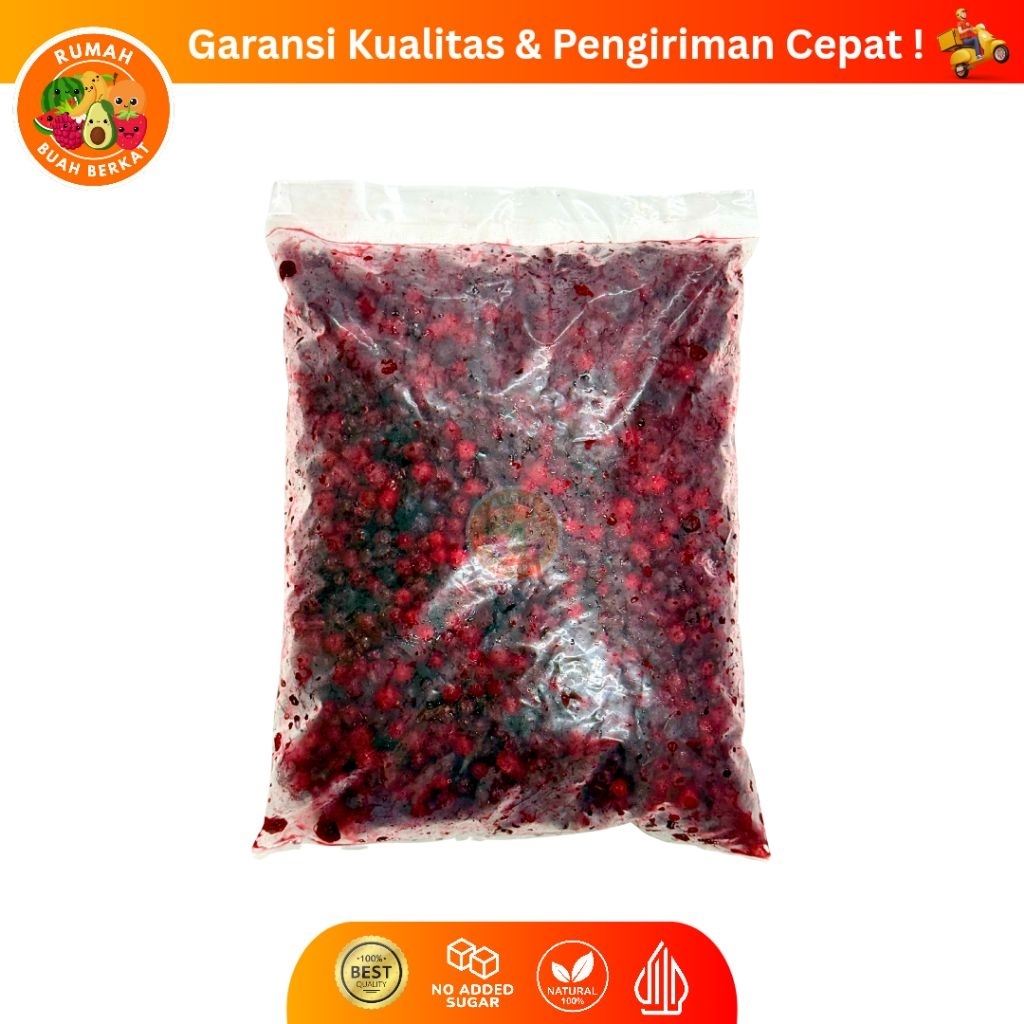 

Buah Cranberry Frozen GRADE B / Cranberry Frozen Premium / Cranberry Frozen Kemasan 500 Gram