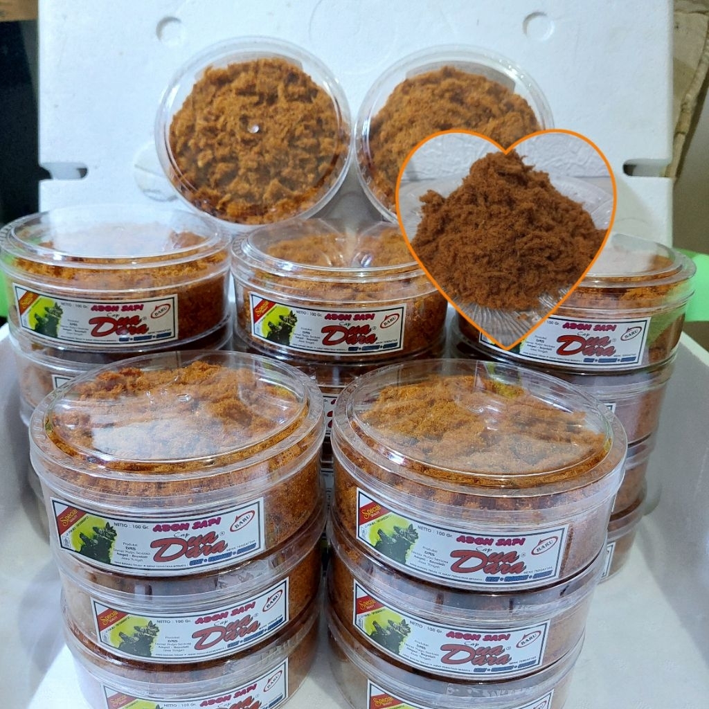 

[BARU] Abon Sapi Dua Dara Duadara Manis toples 100gr