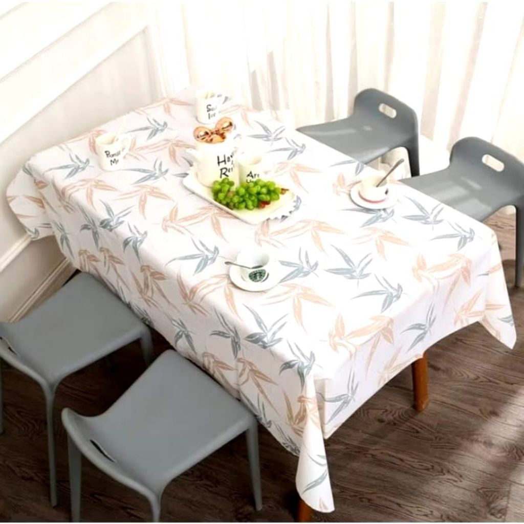 Lukchup_20 Taplak Meja Anti Air/Alas Meja Waterproof/Taplak Meja Makan/Taplak Meja Besar/Taplak Meja