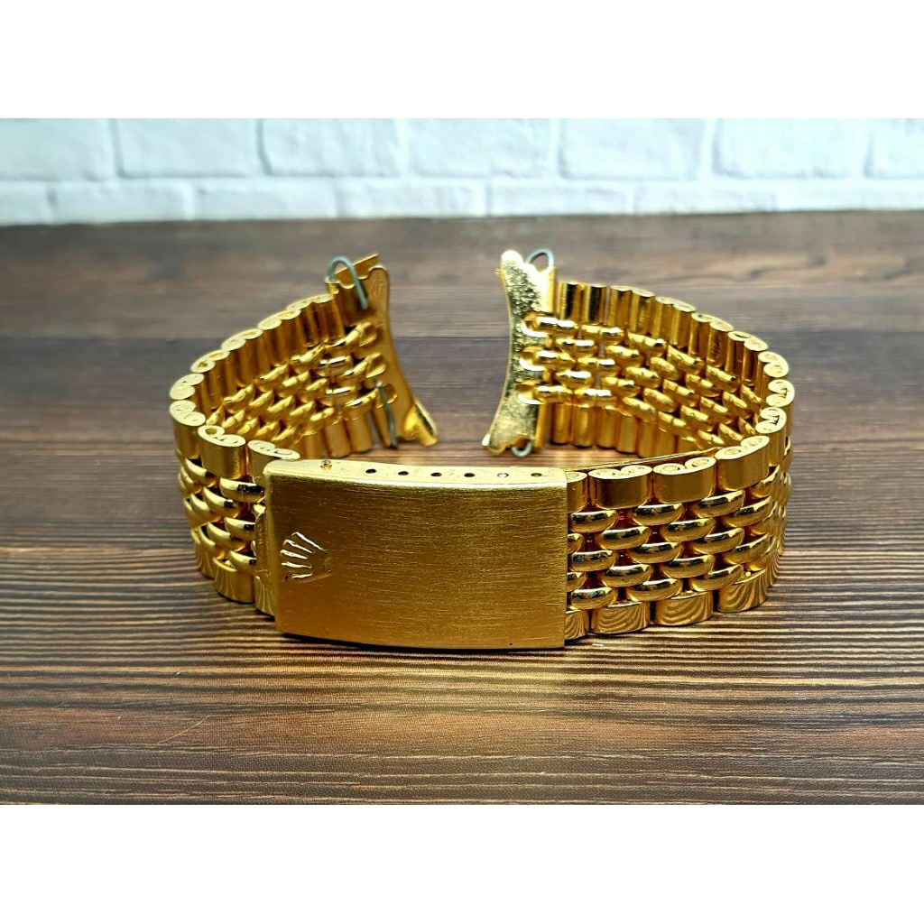 Rantai/Bracelet/Strap Jam Bead Of Rice BOR Vintage Gold Rare