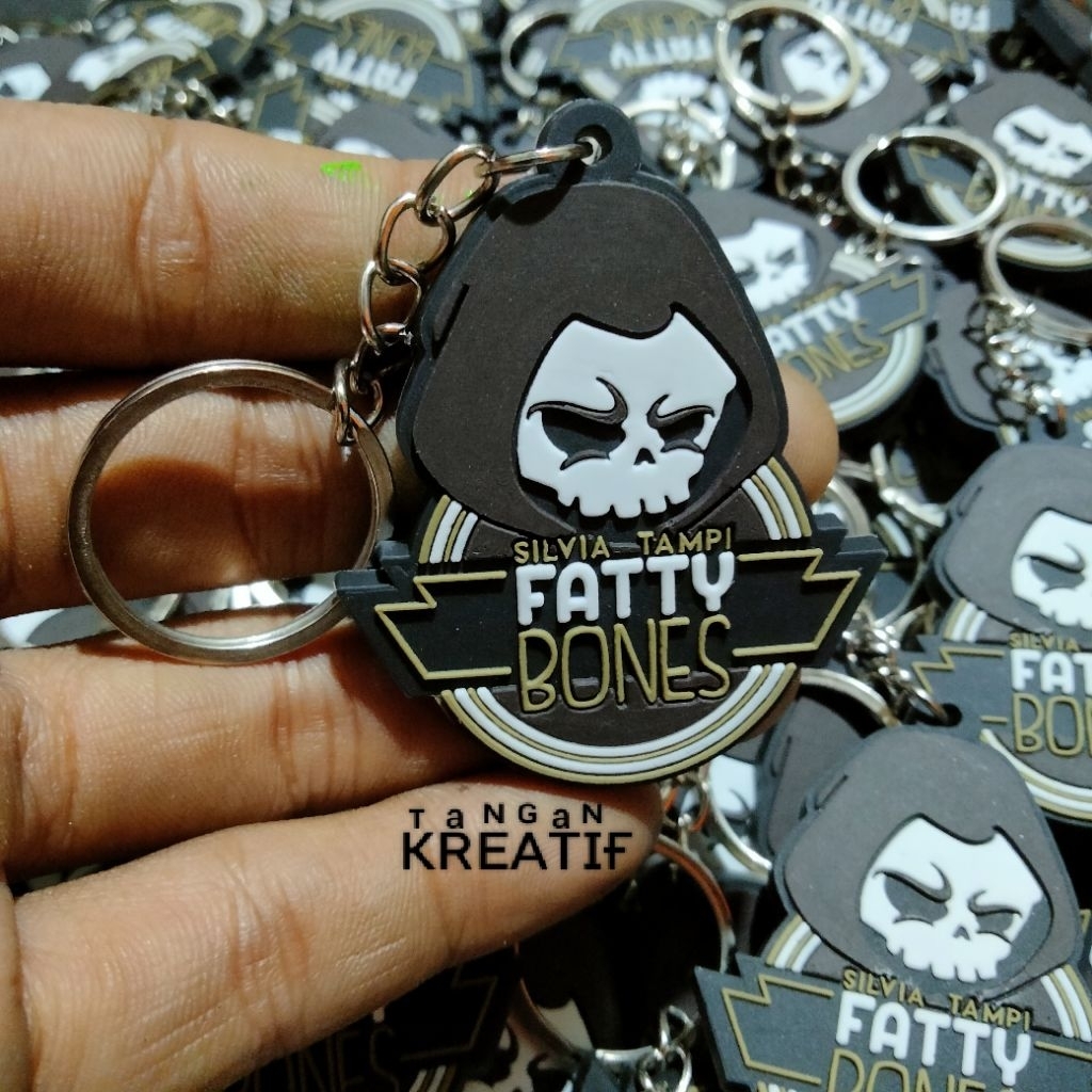 gantungan kunci karet custom