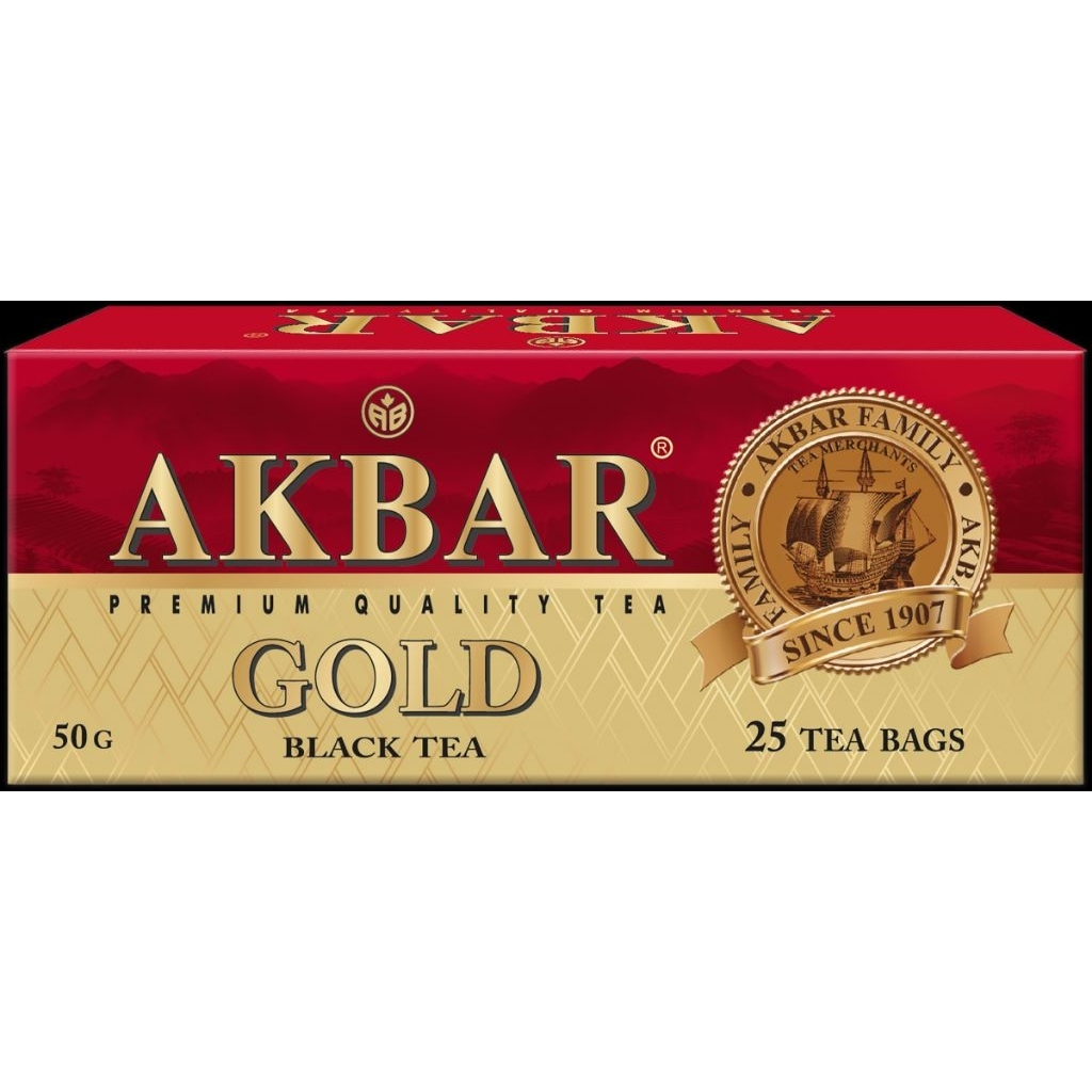 

AKBAR Tea Srilanka - Imported Premium Tea Ceylon Black Tea isi 25 teabags