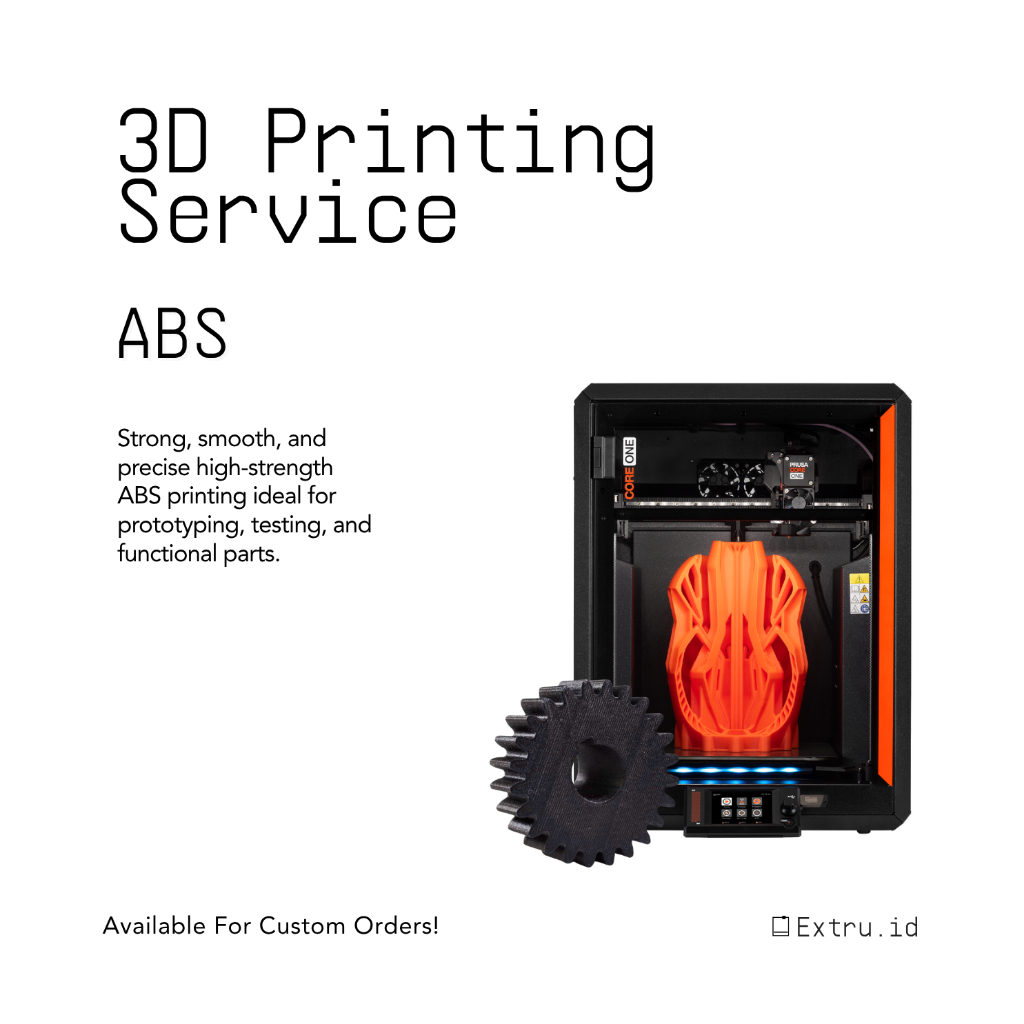 ABS 3D Printing Service // Jasa 3D Printing ABS
