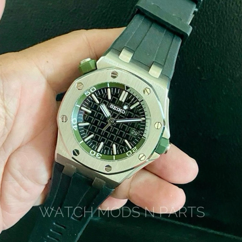 WMNP Seiko Mod Automatic Custom Build 4R35 AP Royal Oak Offshore Diver