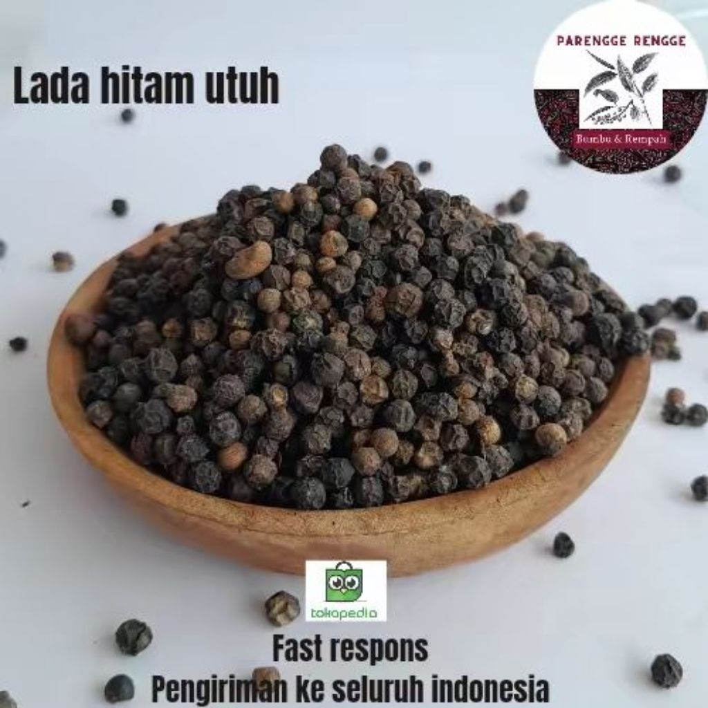 

Lada hitam utuh / black pepper whole / merica utuh