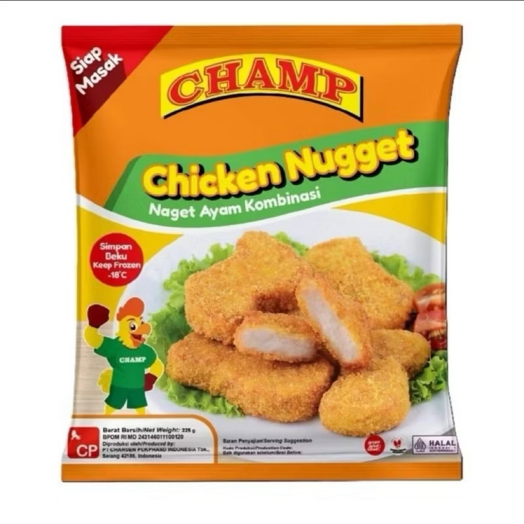 

Champ chicken nugget 225gr