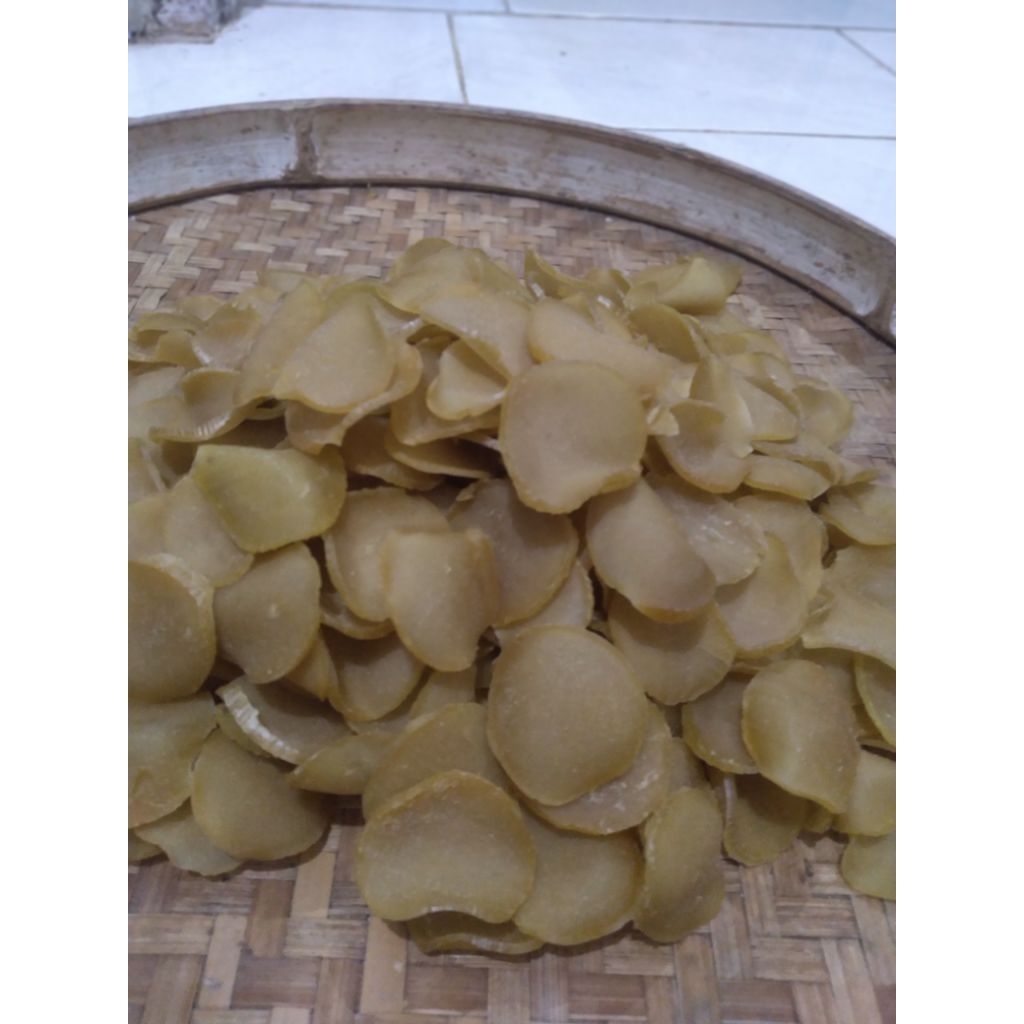 

kerupuk puli bawang gurih renyah mengembang mekar kemasan 1kg