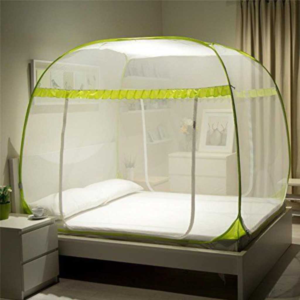 kelambu tidur Portable 160x200 180x200 200x200 Kelambu Lipat Kelambu Tempat Tidur Dewasa Anti Nyamuk