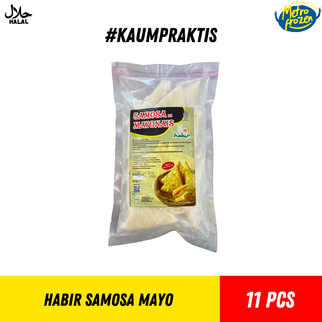 

HABIR Samosa Mayonais 11pcs //samosa isi mayo //samosa beku isi mayonais