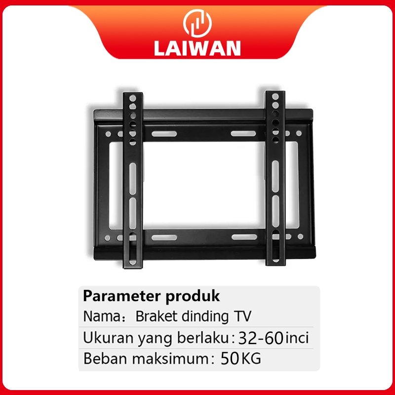 LaiwanBracket Tv Dudukan Smart Tv Led Tv Yang Dapat Disesuaikan[14 Inch-60 Inch]