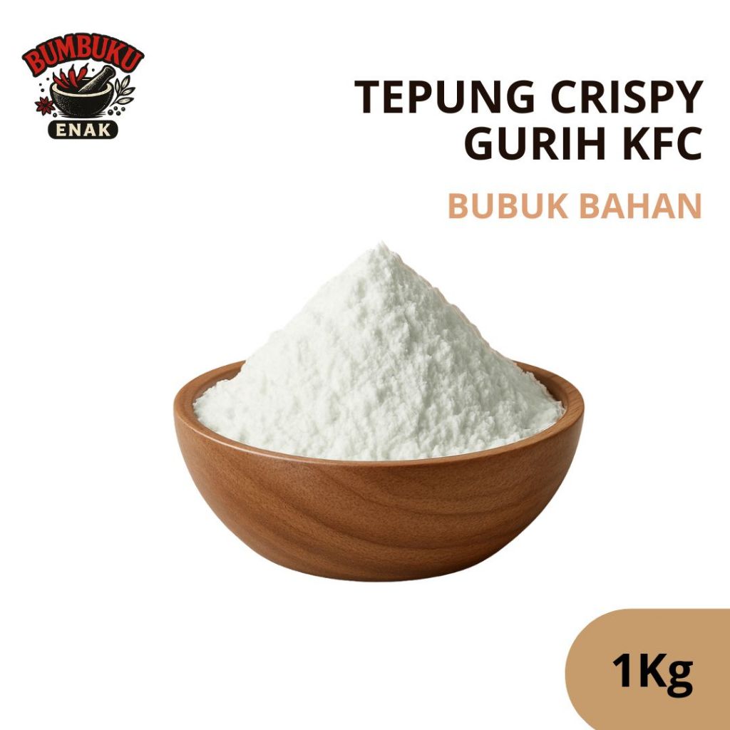 

Tepung Crispy Gurih Ala KFC 1Kg Non MSG – Renyah Maksimal | Cocok untuk Ayam & Camilan