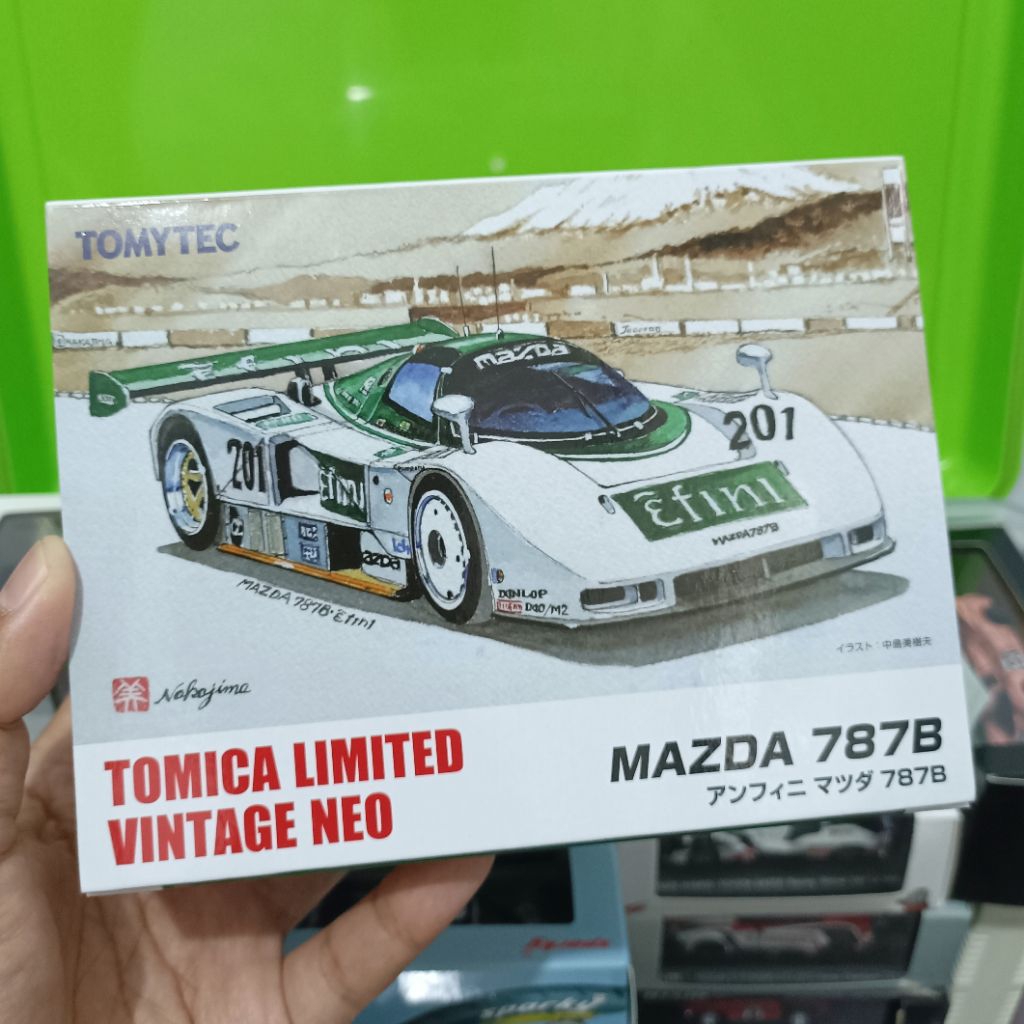 Tomica Limited Vintage Neo TLV TLVN 1/64 Mazda 787B Efini Green 201 JSPC 1991 Version