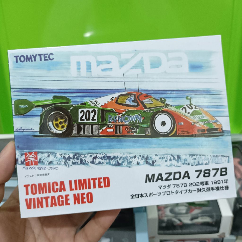 Tomica Limited Vintage Neo TLV TLVN 1/64 Mazda 787B 202 All JSPC 1991 Version