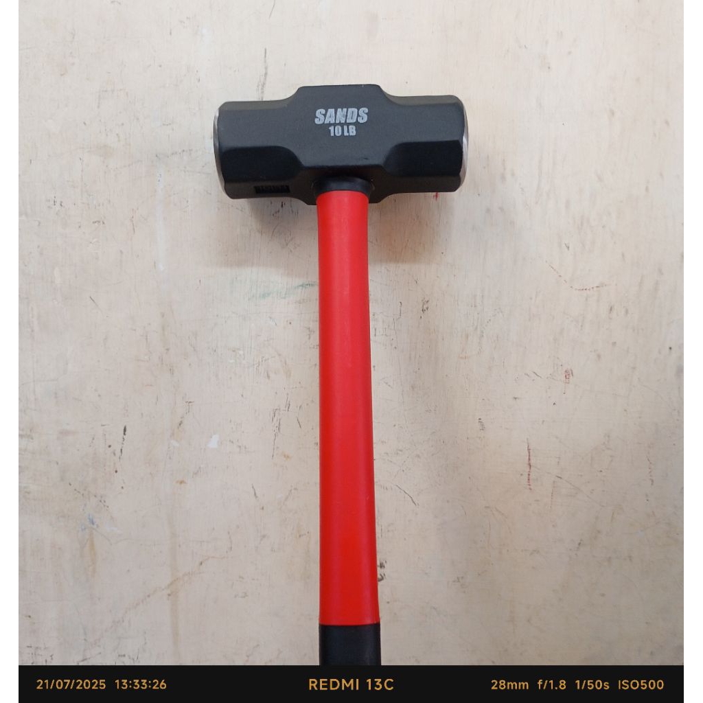 Palu Bodem 5 kg palu batu 10LB gagang Faiber