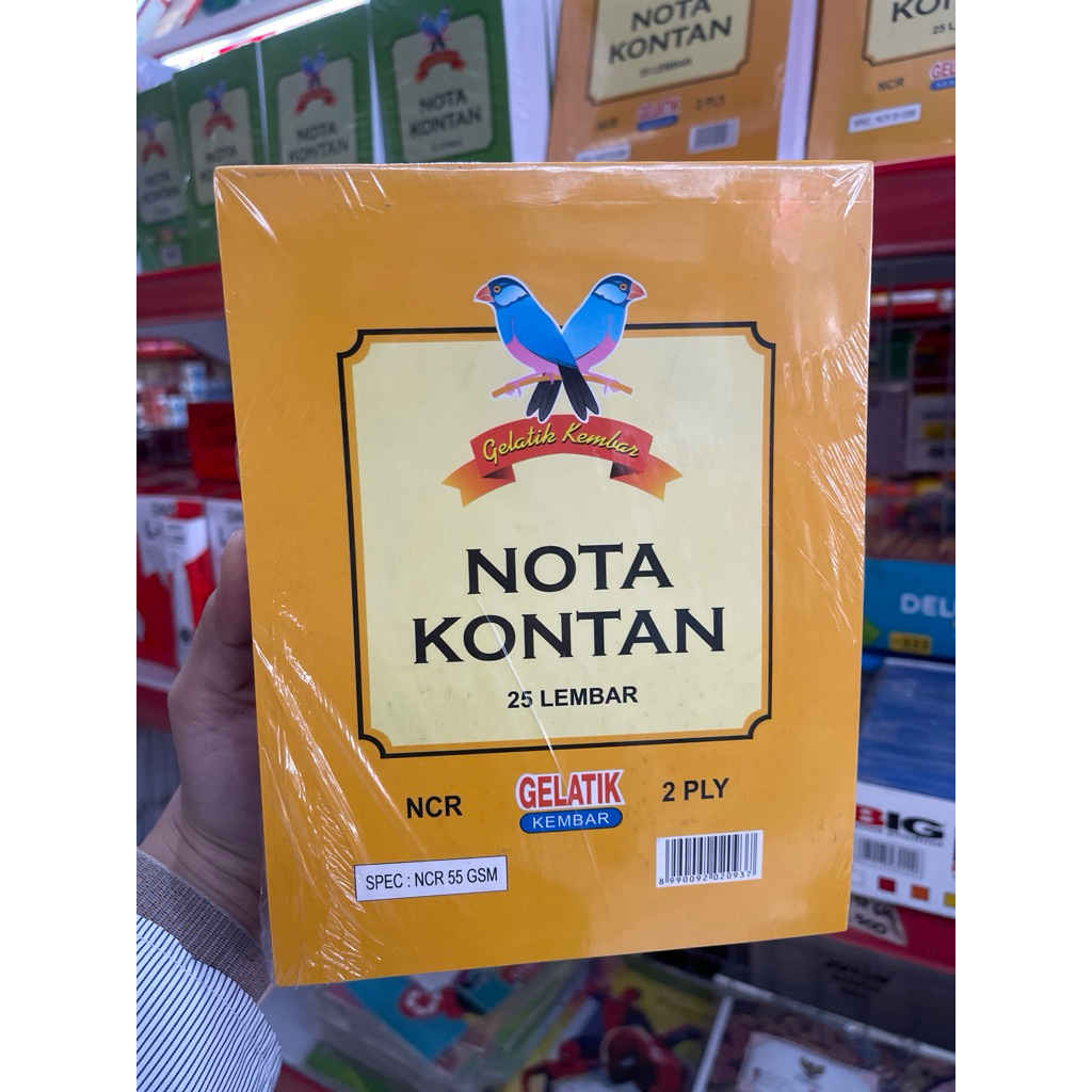 

NOTA KONTAN BESAR 2 PLY GELATIK ISI 25 LEMBAR