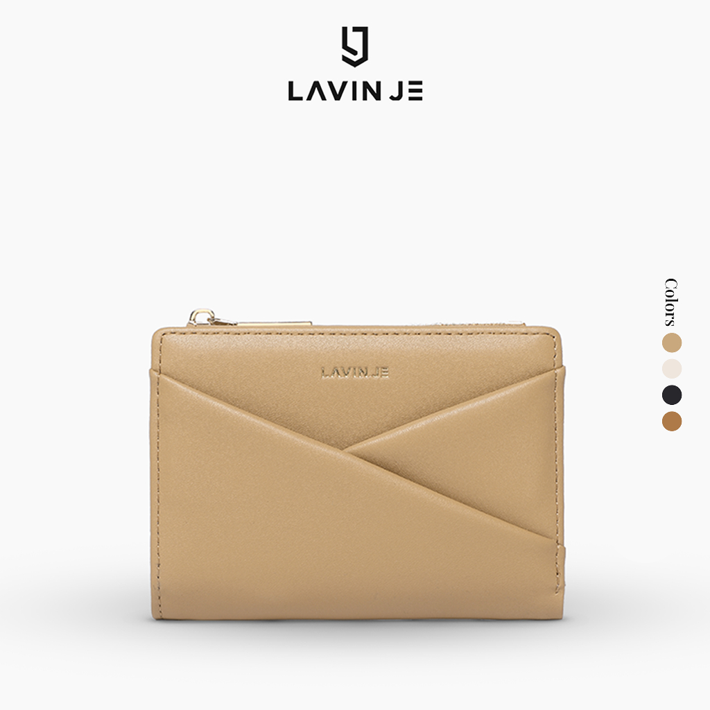 LAVIN JE Dompet Wanita Thea Small Purse Dompet Lipat Mini Simpel Modern Woman's Wallet D1040