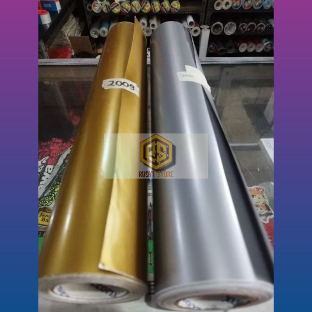 

Sticker stiker Gold dan Silver Glosy permeter