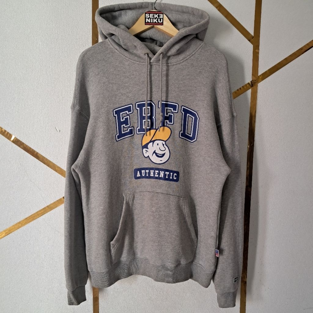 Hoodie EBFD EBBETS FIELD Idol KPop Mingyu SEVENTEEN Sunoo ENHYPEN Choi Yoojung Bahan babyteri tebal 