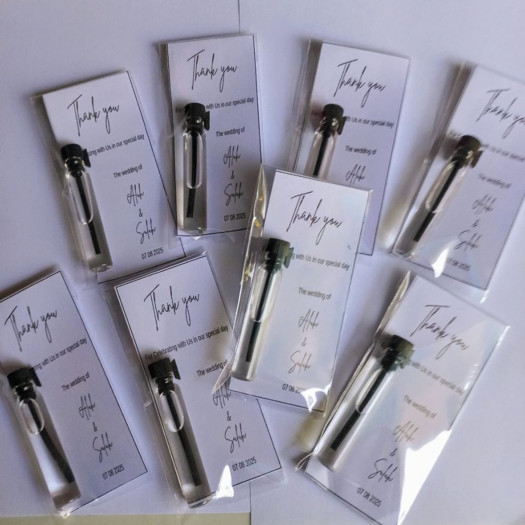 100 Pcs Souvenir Parfum Mini | Souvenir pernikahan | Souvenir wedding