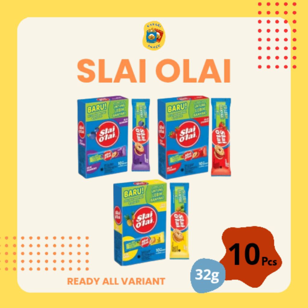 

RS Biskuit Slai O lai (32g) Slai Olai All Variant isi 10pcs