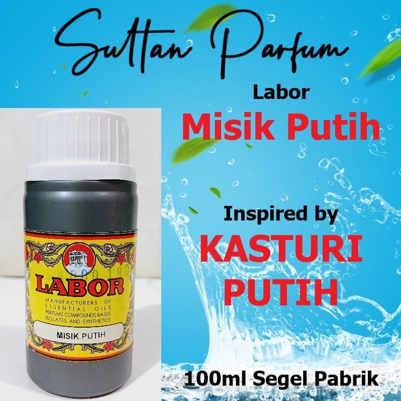 MISIK PUTIH by LABOR Bibit Parfum KASTURI PUTIH 100ml Segel Pabrik