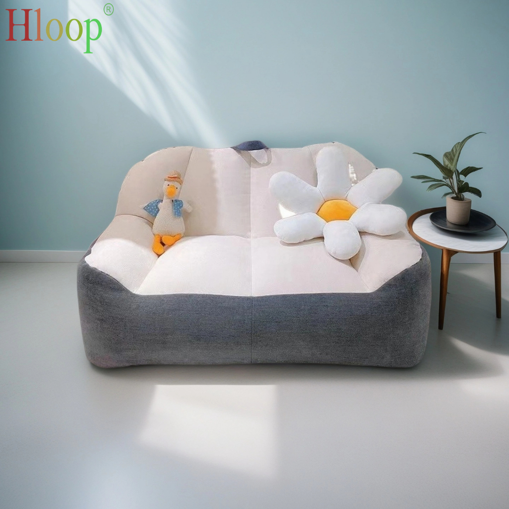 HLOOP Bean bag sofa minimalis aesthetic /bed sofa lipat/sofa malas tatami/kursi 2 seater/bean bag ae