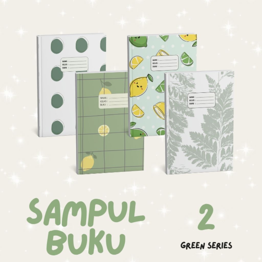 

[TERMURAH] PAPIER - SAMPUL BUKU AESTHETIC MOTIF GREEN SERIES - Part 2 | SAMPUL BUKU SIDU KIKI | BIGBOSS CAMPUS