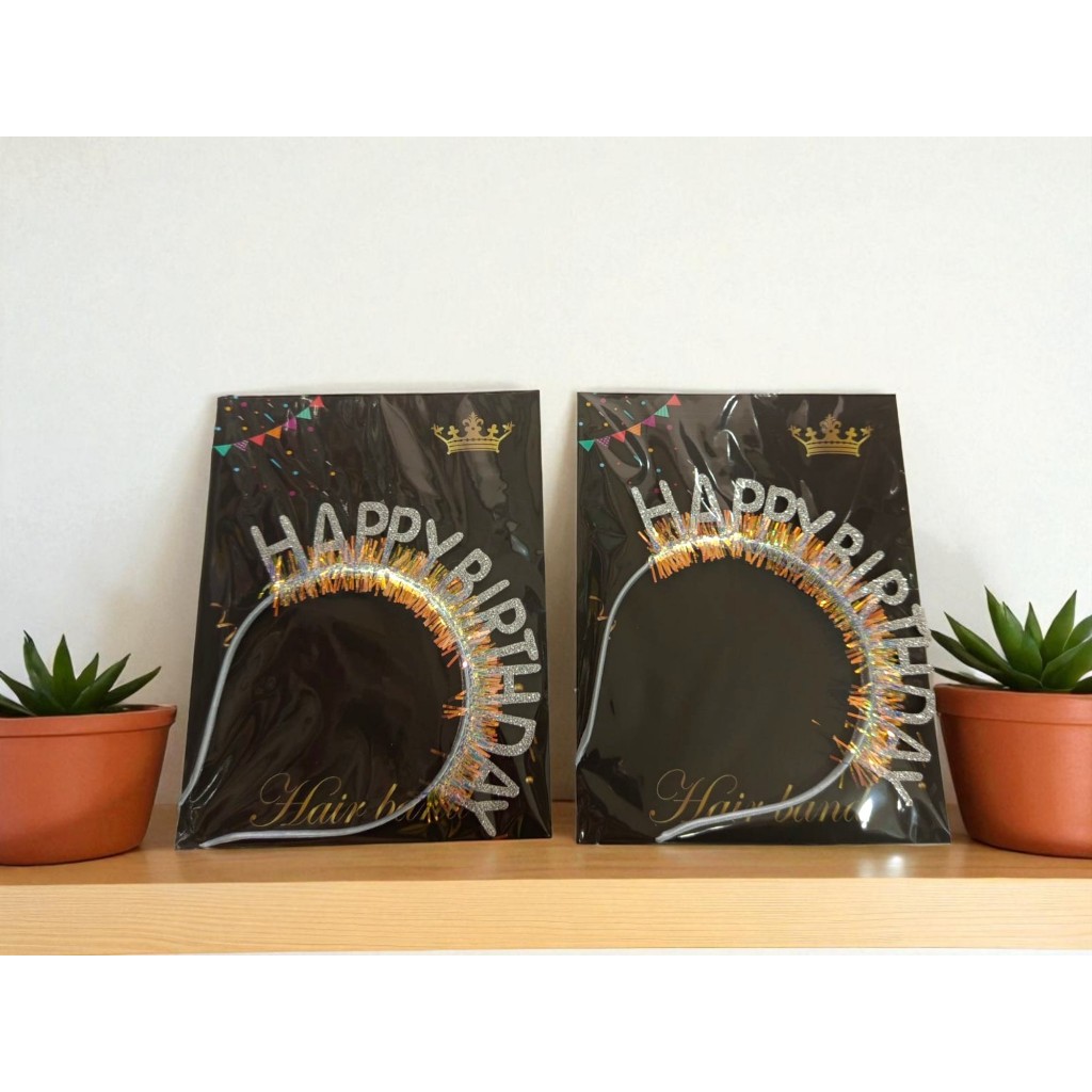 BANDO HAPPY BIRTHDAY / MAHKOTA ULANG TAHUN / BANDO PLASTIK