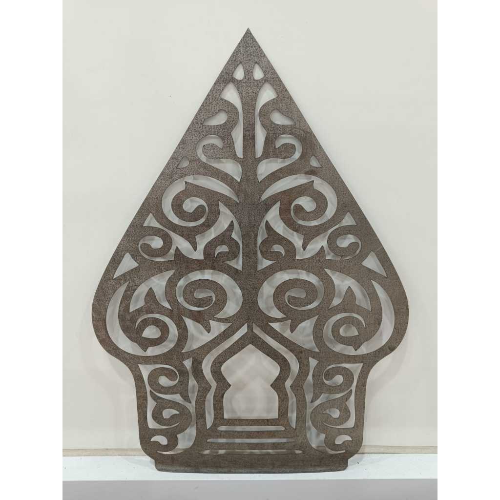 Gunungan Wayang Ornamen Pagar Besi Laser Cutting Metal Custom