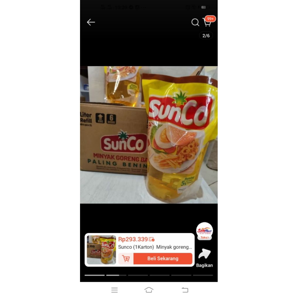 

minyak goreng sunco 2L
