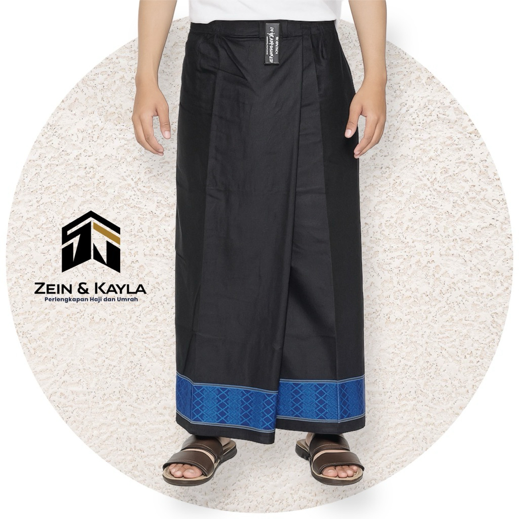 Celana Sarung Anak Tanggung Usia 10 Sampai 15 Tahun Hitam Polos List ~ Sarung Celana Instan Anak Tan