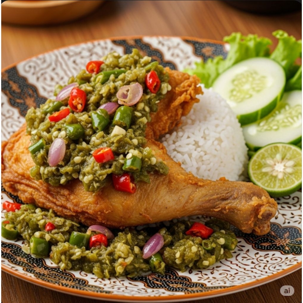 

Ayam Goreng Sambal Ijo