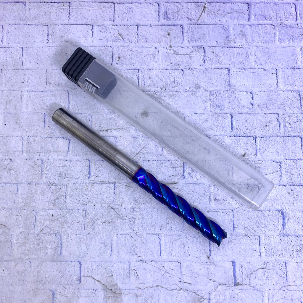 Endmill 10 x 120 mm HRC 65 Carbide baru..Endmill 10x120mm HRC65