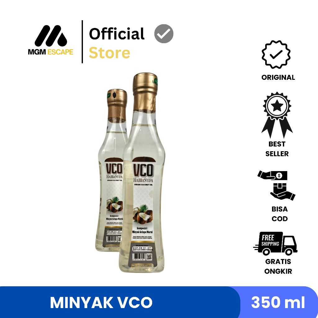 

VCO SYIFA ISI 350ML, VIRGIN COCONUT OIL