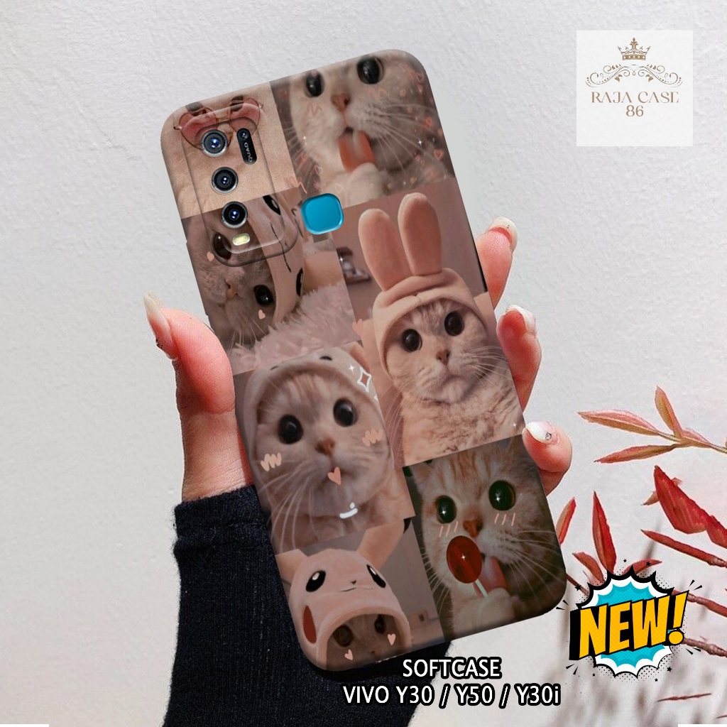 Case Vivo Y30/Y50/Y30i - Rajacase - casing Vivo Y30/Y30i - Motif case Aesthetic - Pelindung handphon