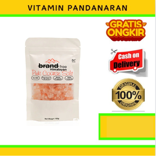 

Garam Himalaya Brandfree Garam Kasar 100 gram Pink Coarse Himalayan Salt
