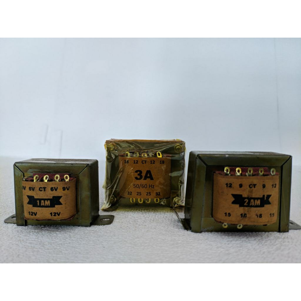 Trafo CT 1A 2A 3A - Trafo Stepdown CT 6V 9V 12V 18V 220V ke AC - Transformator Besi Gulung
