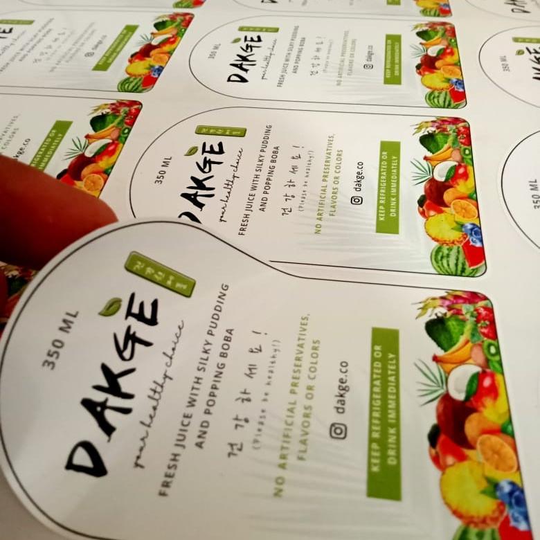 

Stiker Vinyl Anti air laminating glossy