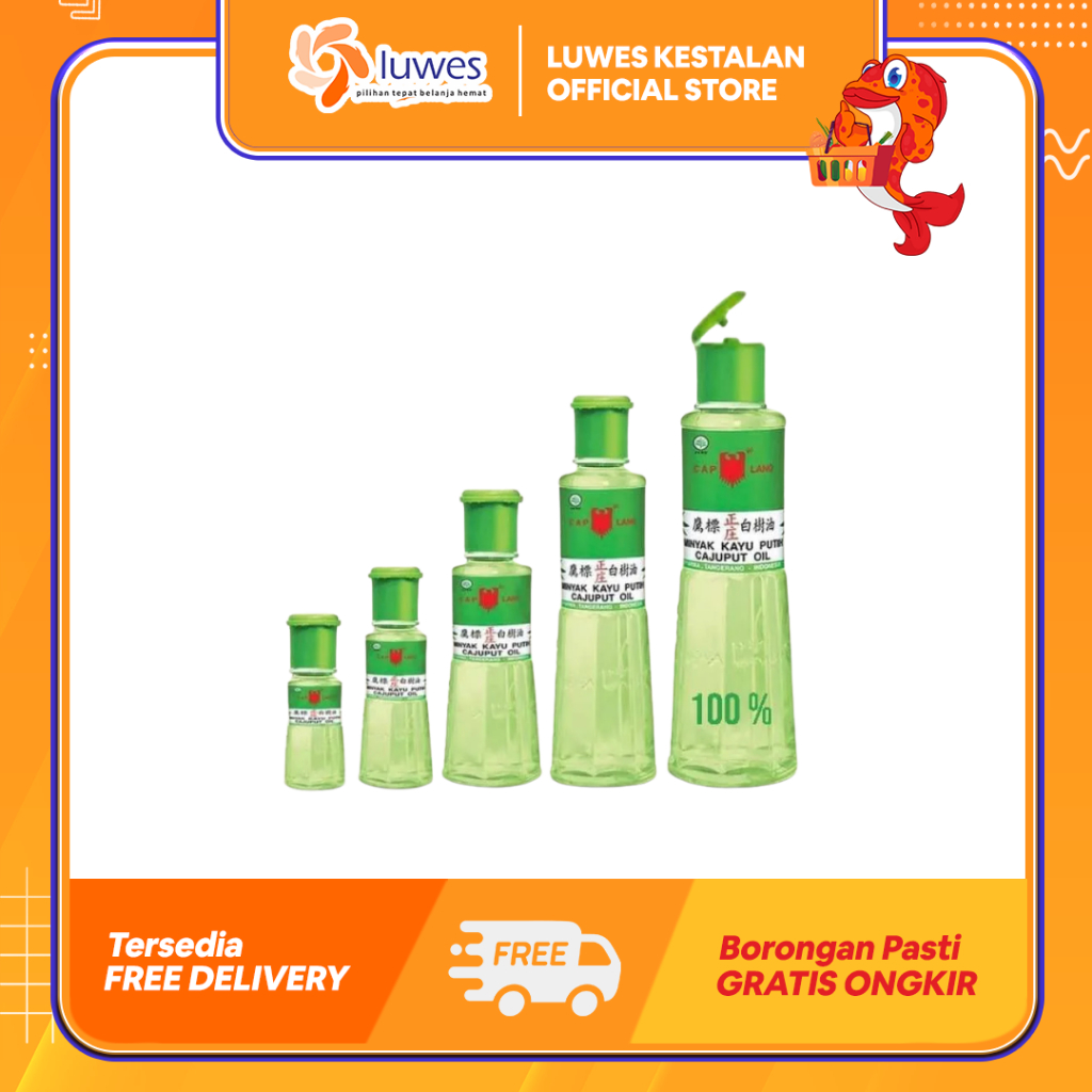 (LUWES) Caplang Minyak Kayu Putih 30ml / 60ml / 120ml | Minyak Kayu Putih Caplang Ukuran 30 / 60 / 1