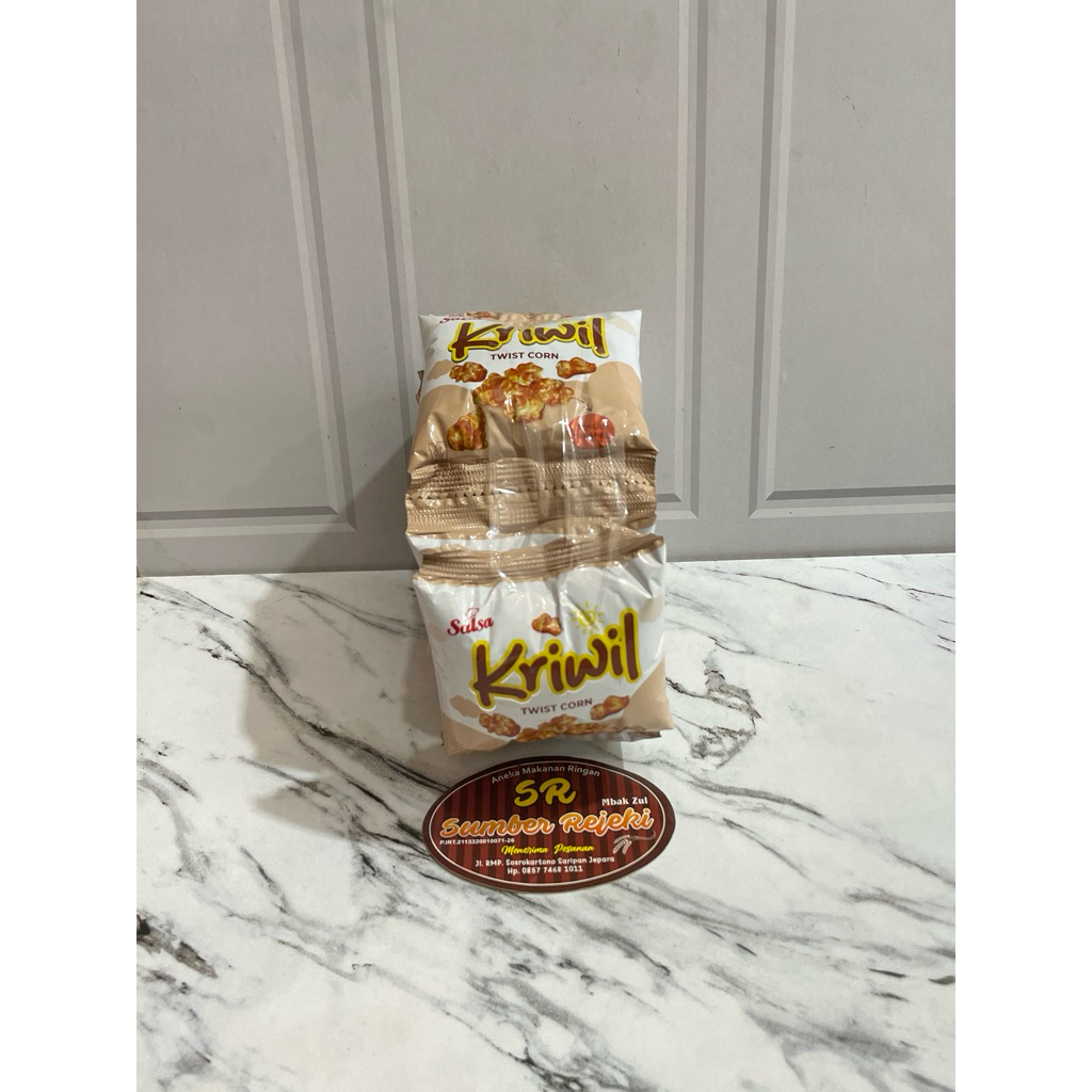 

KRIWIL TWIST CORN RASA COKLAT ISI 10 pcs BERAT 100gram