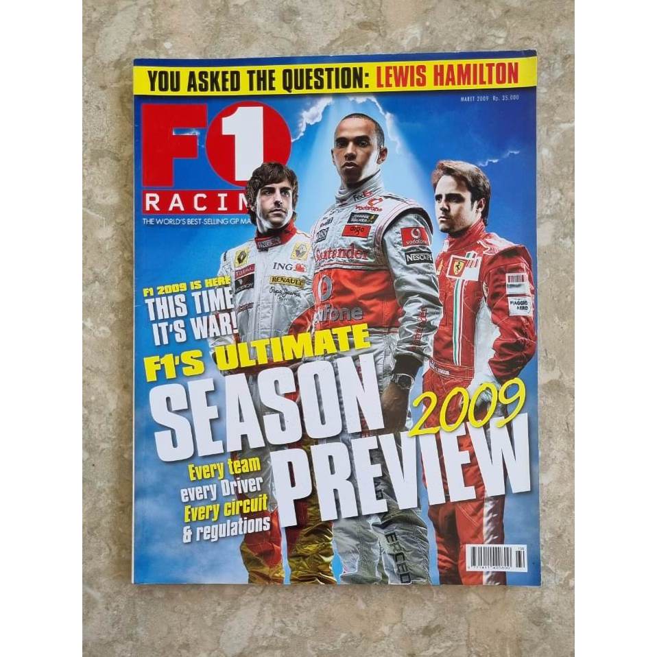 Majalah F1 Racing Formula 1 Maret 2006 2007 2008 2009 Edisi Khusus Season Preview