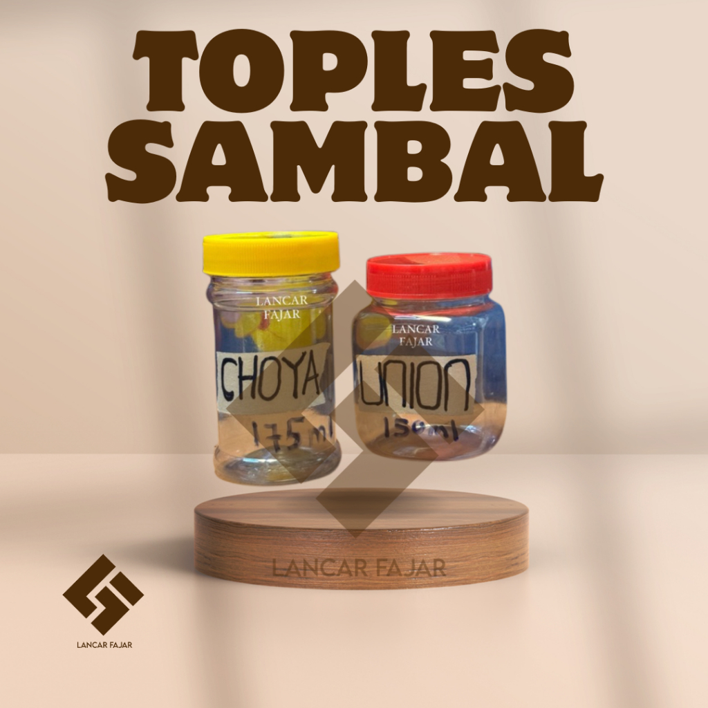 TOPLES SAMBAL 150ml 175ml TOPLES SAMPAL TEMPAT SAMBAL 200ml 150ml 175ml KOTAK SAMBAL MURAH REPACKING