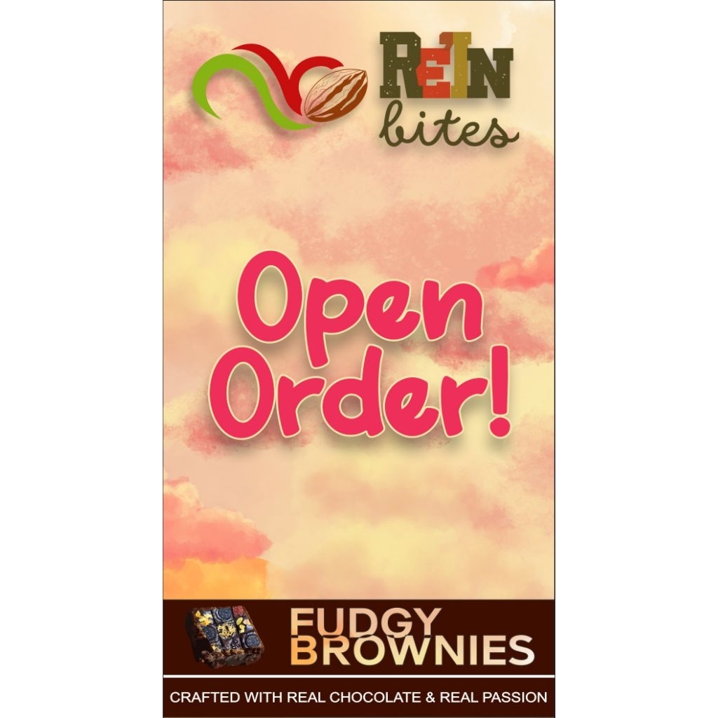 

Re.in Bites Fudgy Shinny Crust Brownies