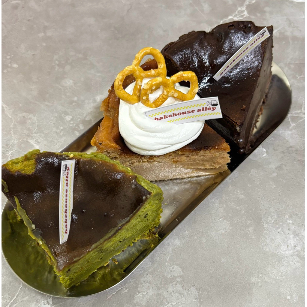 Burnt Cheesecake Slice