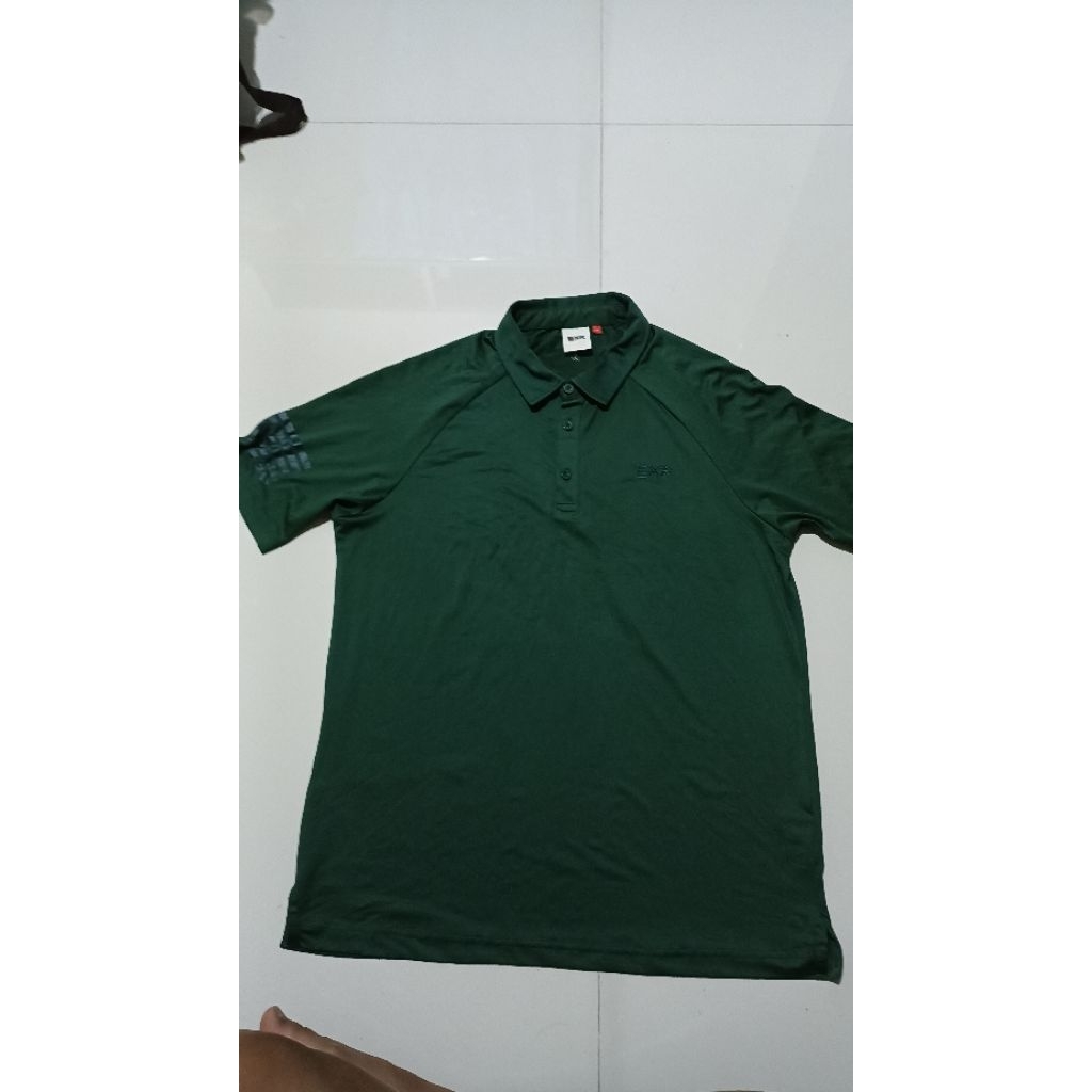 Kaos Kerah EXR hijau Botol L