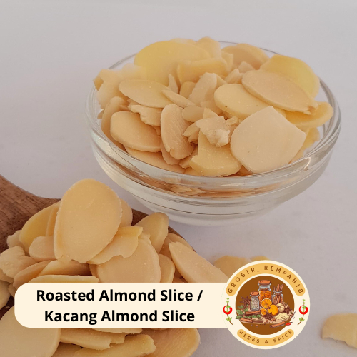 

Roasted almond slice / kacang almond slice