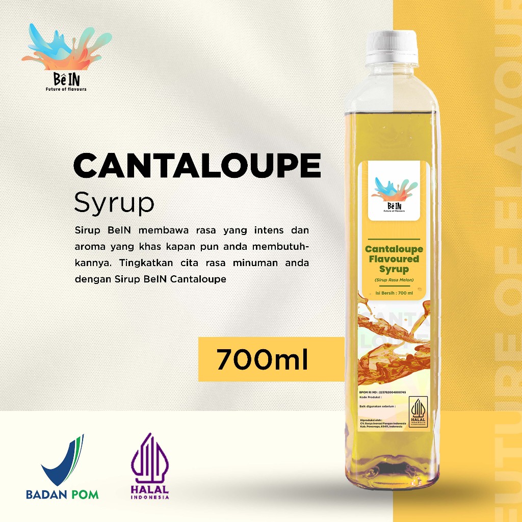 

BeIn Cantaloupe Syrup - Sirup Melon Jingga 700 ml