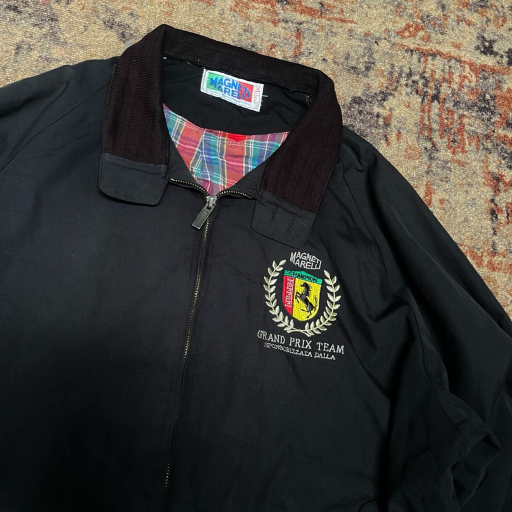 Harrington Jacket Ferrari magneti marelli milano reversible vintage