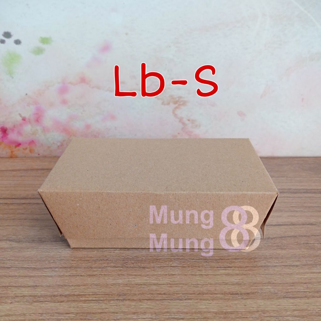 Paper Lunch Box S LAMINASI / Kraft Lunch Box S LAMINASI